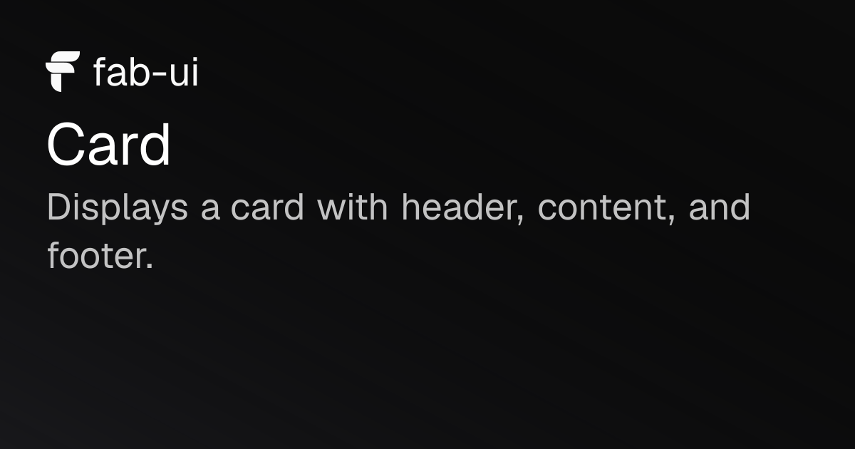 Card
